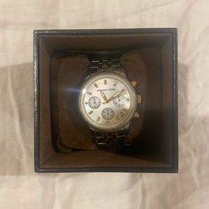 Michael Kors silver and gold watch